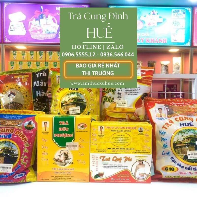 bán trà cung đình huế