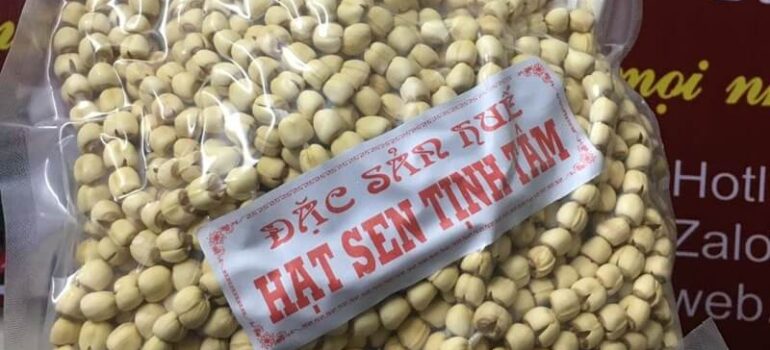 hạt sen tịnh tâm đặc sản huế